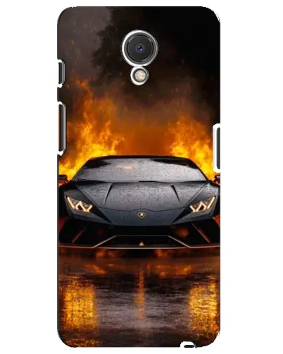 Чехол для Meizu M6s с картинкой «Lamborghini в огне» Чехол для Meizu M6s с картинкой «Lamborghini в огне»