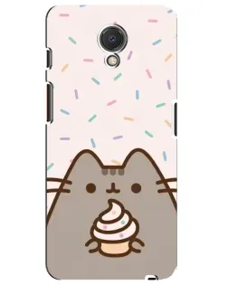 Чехол для Meizu M6s с картинкой «Пушин с кексом» Чехол для Meizu M6s с картинкой «Пушин с кексом»