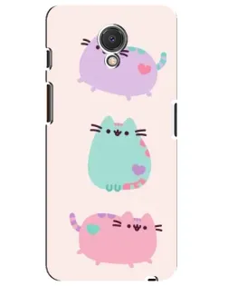 Чехол для Meizu M6s с картинкой «Pusheen трио» Чехол для Meizu M6s с картинкой «Pusheen трио»