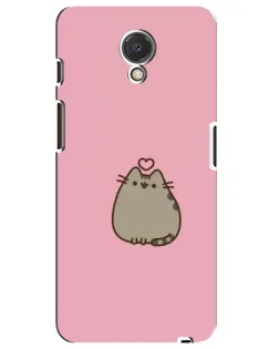 Чехол для Meizu M6s с картинкой «Pusheen сердце» Чехол для Meizu M6s с картинкой «Pusheen сердце»