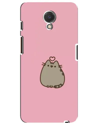 Чехол для Meizu M6s с картинкой «Pusheen сердце»