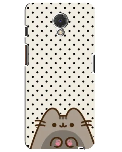 Чехол для Meizu M6s с картинкой «Пушин в горошек»