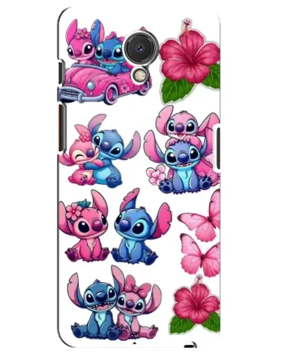 Чехол для Meizu M6s с картинкой «Стикеры Stitch и Angel»