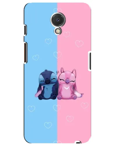 Чехол для Meizu M6s с картинкой «Stitch и Angel Love»