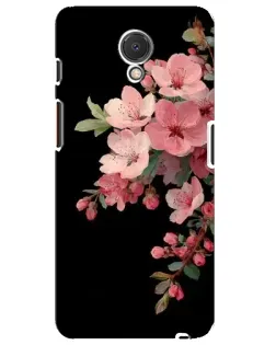 Чехол для Meizu M6s с картинкой «Розовая ветка сакуры»