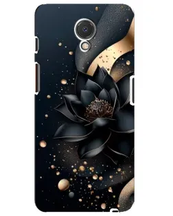 Чехол для Meizu M6s с картинкой «Черный лотос»
