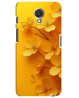 Чехол для Meizu M6s с картинкой «Золотые лепестки»