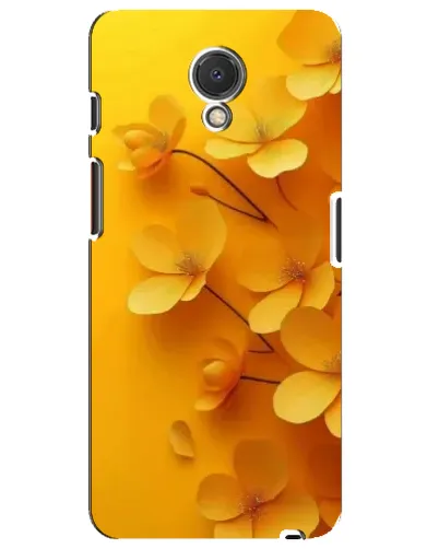 Чехол для Meizu M6s с картинкой «Золотые лепестки»