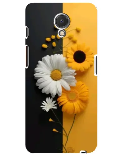 Чехол для Meizu M6s с картинкой «Подсолнух и ромашка»
