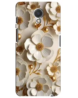 Чехол для Meizu M6s с картинкой «Белие бумажние  цвети»