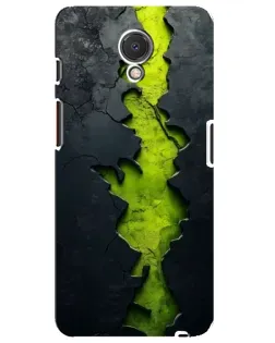 Чехол для Meizu M6s с картинкой «Салатовый разлом скалы» Чехол для Meizu M6s с картинкой «Салатовый разлом скалы»