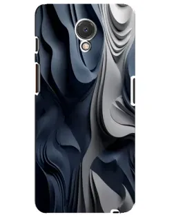 Чехол для Meizu M6s с картинкой «Объемные синие складки» Чехол для Meizu M6s с картинкой «Объемные синие складки»