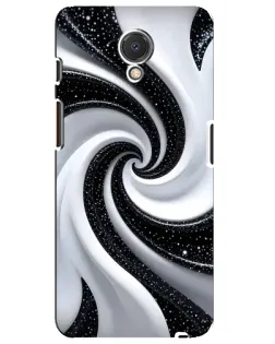 Чехол для Meizu M6s с картинкой «Черно-белая спираль» Чехол для Meizu M6s с картинкой «Черно-белая спираль»