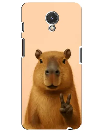 Чехол для Meizu M6s с картинкой «Капибара виктория»