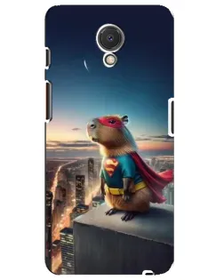 Чехол для Meizu M6s с картинкой «Капи-мен супергерой»