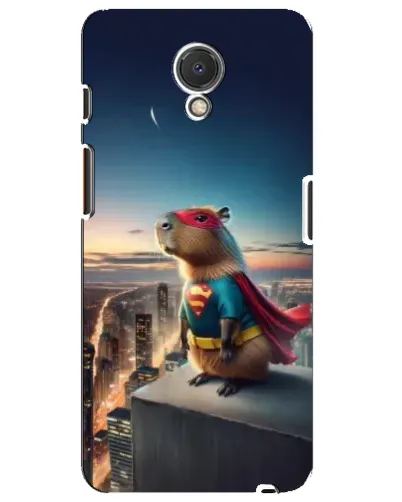 Чехол для Meizu M6s с картинкой «Капи-мен супергерой»