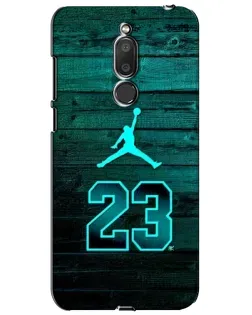Чохол для Meizu M6T (Meilan 6T) з картинкою «Jordan Cyan 23»