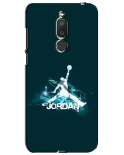 Чохол для Meizu M6T (Meilan 6T) з картинкою «Jordan Blue Fire»
