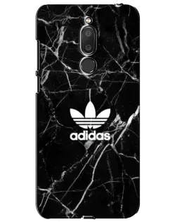 Чехол для Meizu M6T (Meilan 6T) с картинкой «Белый мрамор Adidas»