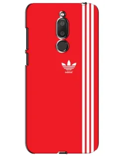 Чехол для Meizu M6T (Meilan 6T) с картинкой «Красный минимализм Adidas»