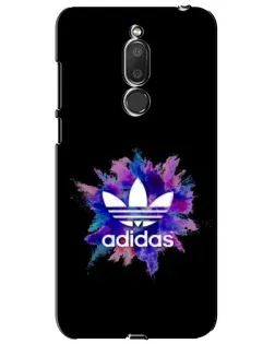 Чехол для Meizu M6T (Meilan 6T) с картинкой «Взрыв красок Adidas»