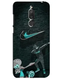 Чехол для Meizu M6T (Meilan 6T) с картинкой «Спортивный арт Nike»