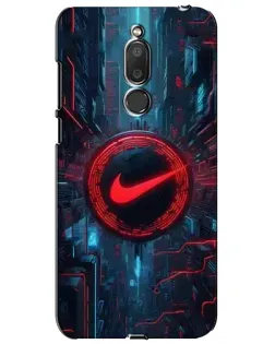 Чехол для Meizu M6T (Meilan 6T) с картинкой «Техногенный стиль Nike»