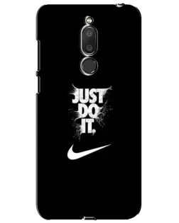 Чехол для Meizu M6T (Meilan 6T) с картинкой «Текстовый принт Nike»