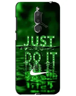 Чехол для Meizu M6T (Meilan 6T) с картинкой «Зеленый неоновый Nike»