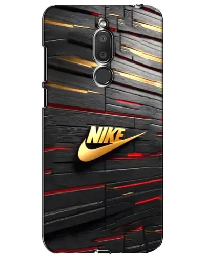 Чехол для Meizu M6T (Meilan 6T) с картинкой «Золотой Nike на металле»