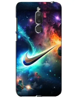 Чехол для Meizu M6T (Meilan 6T) с картинкой «Космический Nike Swoosh»