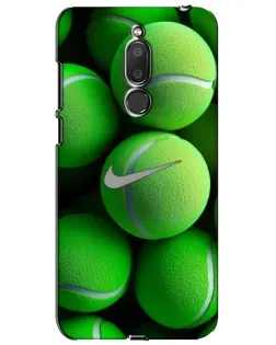 Чехол для Meizu M6T (Meilan 6T) с картинкой «Теннисные мячи Найк»