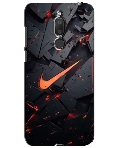 Чехол для Meizu M6T (Meilan 6T) с картинкой «Nike — эффект разломов»