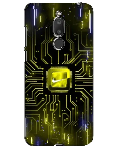 Чехол для Meizu M6T (Meilan 6T) с картинкой «Nike — золотая искра»