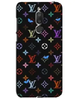 Чехол для Meizu M6T (Meilan 6T) с картинкой «Цветная монограмма LV»