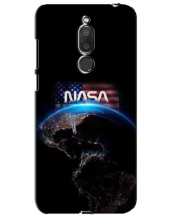 Чехол для Meizu M6T (Meilan 6T) с картинкой «Земля из космоса NASA»