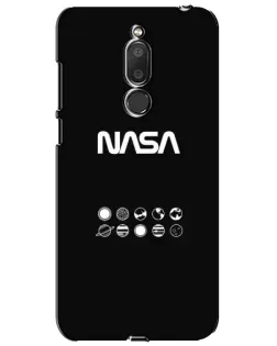 Чехол для Meizu M6T (Meilan 6T) с картинкой «NASA — технический принт»