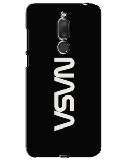 Чехол для Meizu M6T (Meilan 6T) с картинкой «NASA — вертикальный логотип»