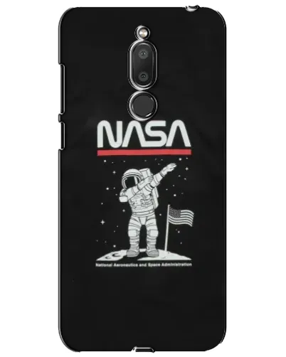 Чехол для Meizu M6T (Meilan 6T) с картинкой «NASA — шагаем по Луне»