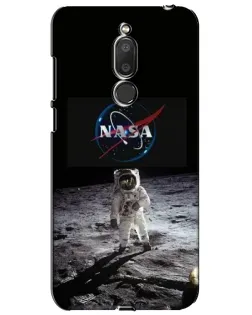 Чехол для Meizu M6T (Meilan 6T) с картинкой «Астронавт на Луне»