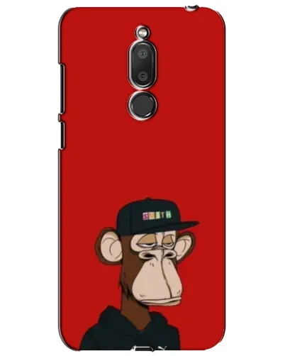 Чехол для Meizu M6T (Meilan 6T) с картинкой «Bored Ape — красный фон» Чехол для Meizu M6T (Meilan 6T) с картинкой «Bored Ape — красный фон»