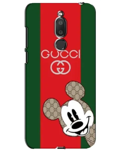 Чехол для Meizu M6T (Meilan 6T) с картинкой «Gucci — полосы и Микки»