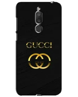 Чехол для Meizu M6T (Meilan 6T) с картинкой «Золотой логотип Gucci»