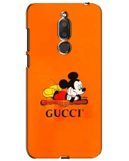 Чохол для Meizu M6T (Meilan 6T) з картинкою «Міккі Маус Gucci — помаранч»