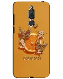Чохол для Meizu M6T (Meilan 6T) з картинкою «Gucci — золоті метелики»