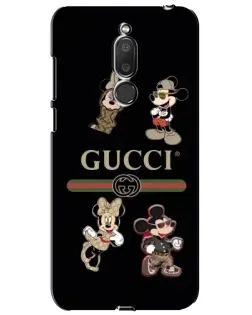 Чохол для Meizu M6T (Meilan 6T) з картинкою «Gucci — герої Disney та монограма»