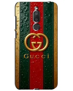 Чохол для Meizu M6T (Meilan 6T) з картинкою «Gucci — фірмова смуга та золото»