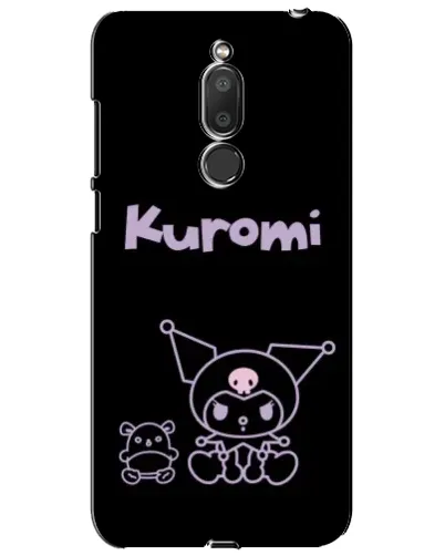 Чехол для Meizu M6T (Meilan 6T) с картинкой «Kuromi — черный минимализм»