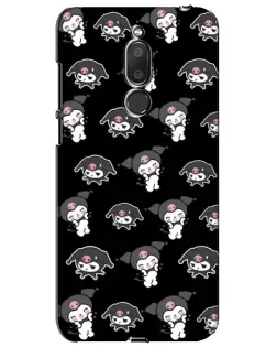 Чохол для Meizu M6T (Meilan 6T) з картинкою «Чорний паттерн Kuromi»