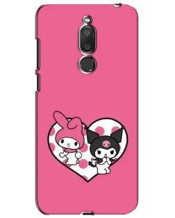 Чохол для Meizu M6T (Meilan 6T) з картинкою «Kuromi та My Melody»